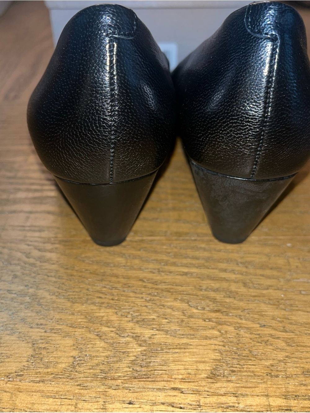 Easy Spirit Women's Black Leather Pumps Size 7.5 Wide Heels - Picture 7 of 12
